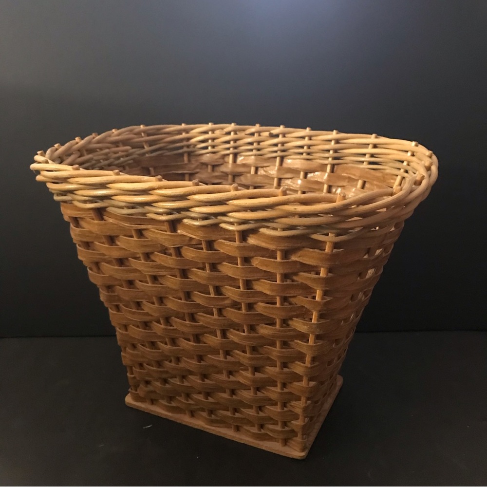 Rattan basket 11” tall